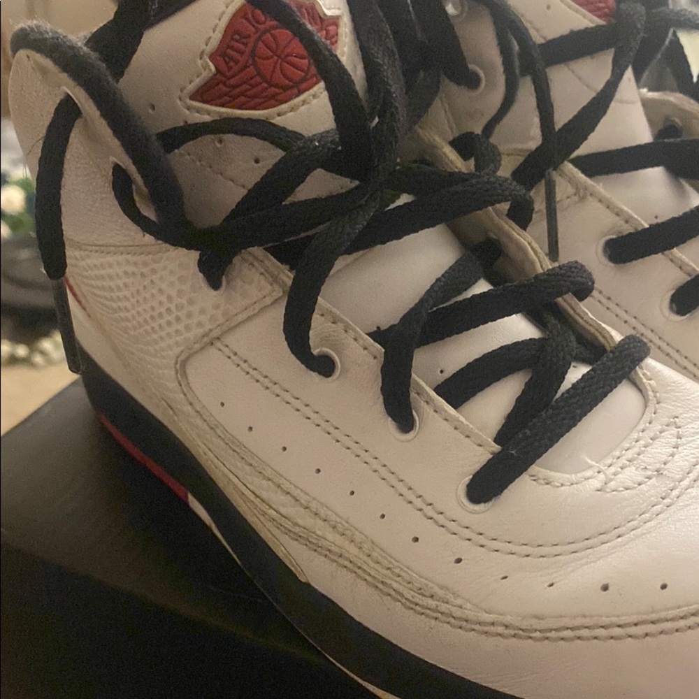 Air Jordan White and Black Sneakers